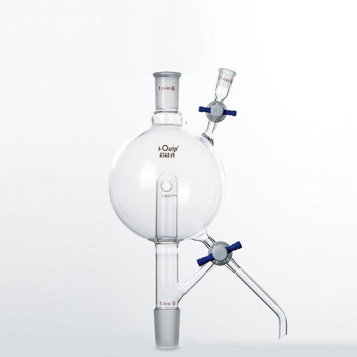溶剂蒸馏头 磨口:24/40;容量:1000ml;双斜孔孔径:2mm
