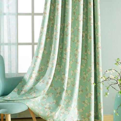 韩式简约窗帘遮光 落地窗清新自然定制窗帘布客厅卧室宜家窗帘