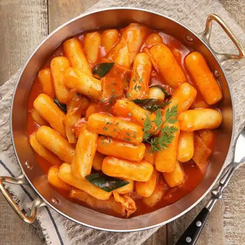 韩式原味芝士年糕拉丝辣酱套餐390g