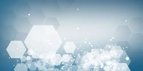 白色科技线条几何海报背景