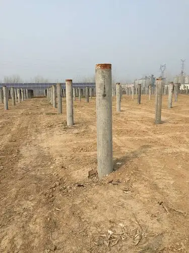 安徽水泥桩施工,安徽光伏桩施工,安徽太阳能桩施工