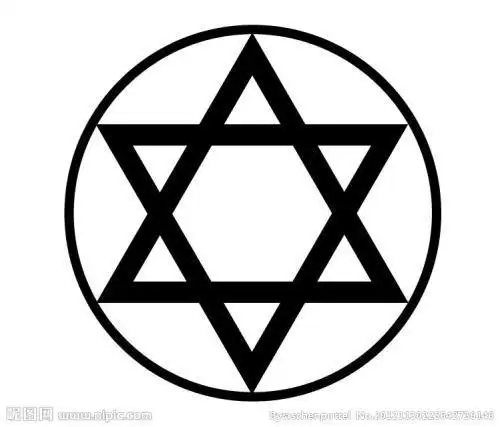 六芒星简笔画教程