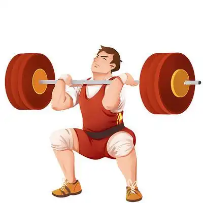 奥运会运动会体育项目男子举重png素材