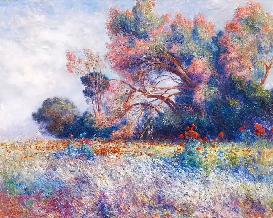 油画风景|法国后印象派画家费迪南德 费迪南德 - 抖音