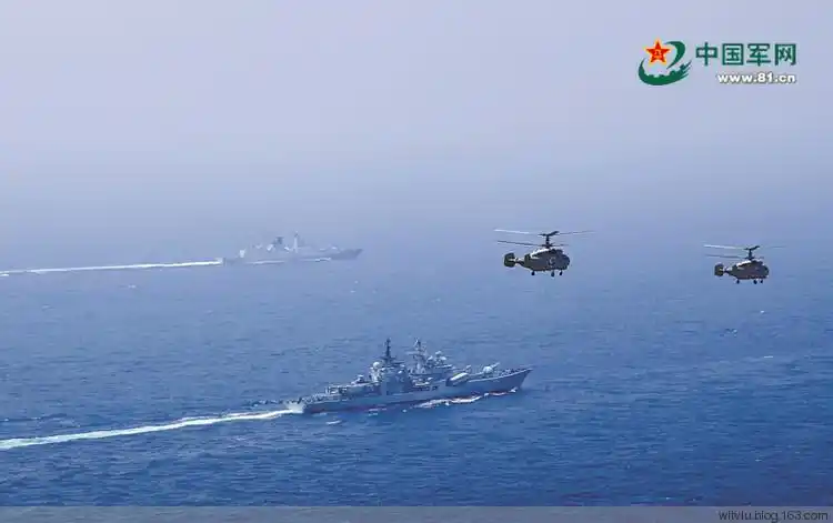 中国海军三大舰队东海实兵实弹对抗演习