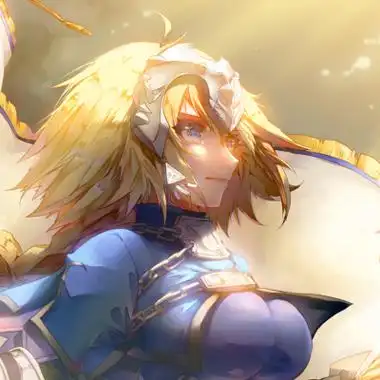 fate 贞德 动漫头像 女头