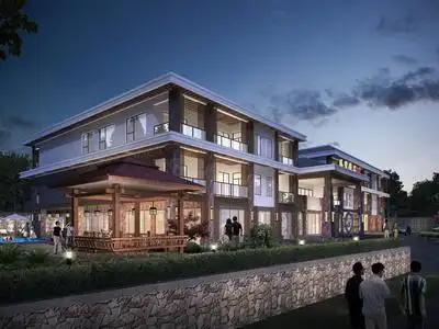 云南三层民宿酒店 施工图 效果图【id:1108433152】