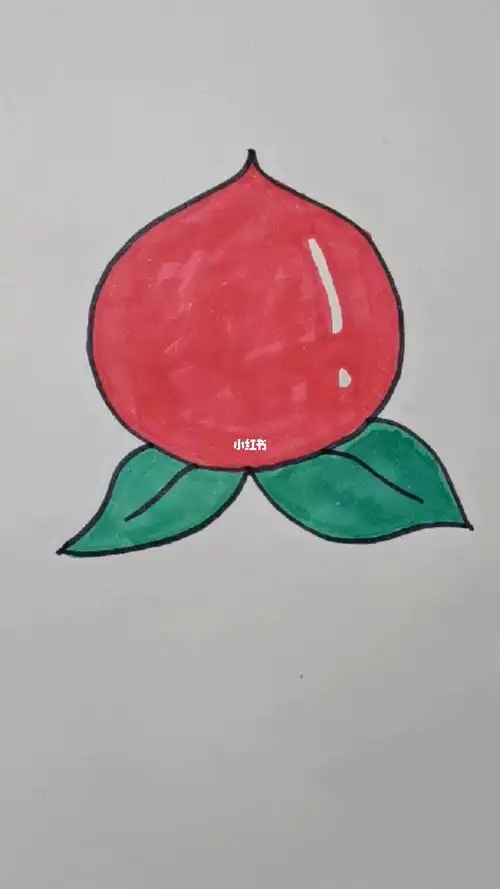 桃子简笔画