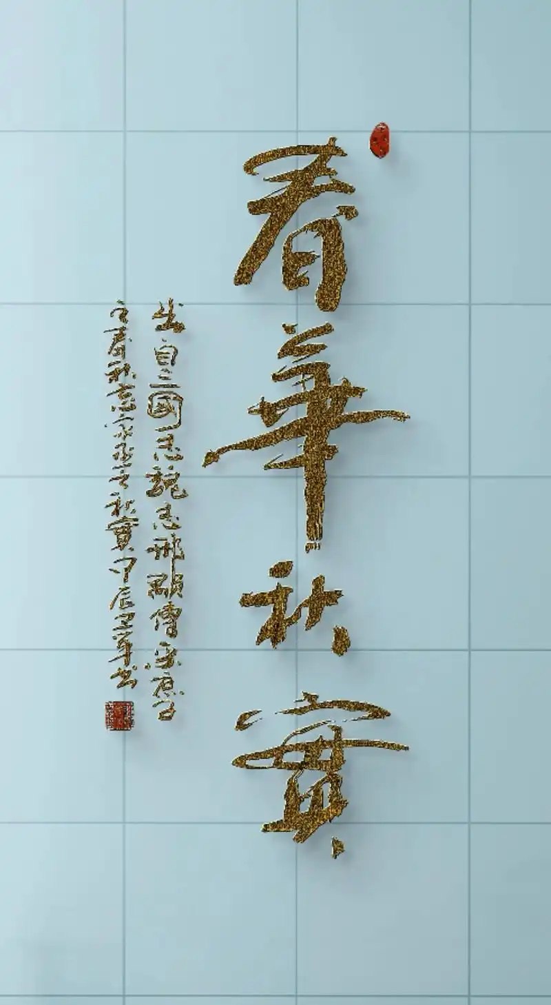 春华秋实.#原创书法作品 - 抖音