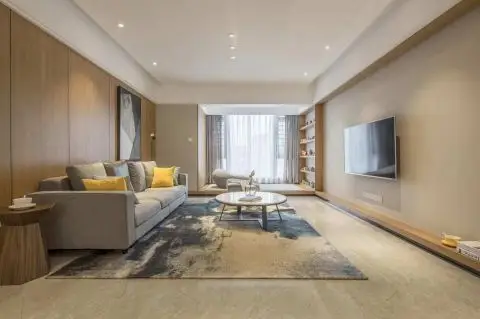 2020简约客厅装修设计 2020简约吊顶设计图片