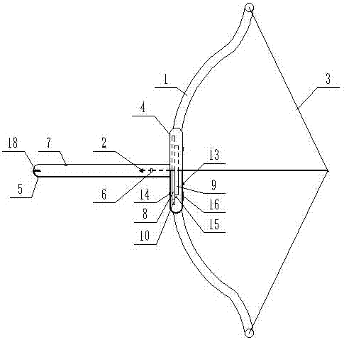 一种弓箭型遥控装置制造方法及图纸