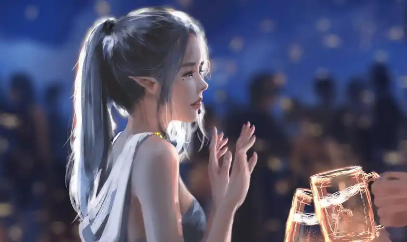 舞会 冰公主海琴烟 鬼刀4k图片