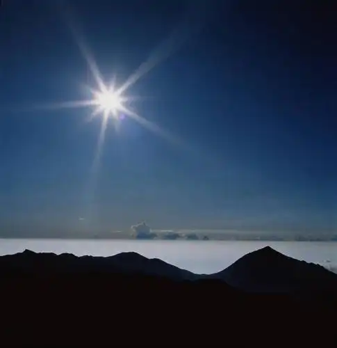 群山,天,享受,休闲,景色,放松,晴朗,连绵,绵延,自然风光,万里无云,联