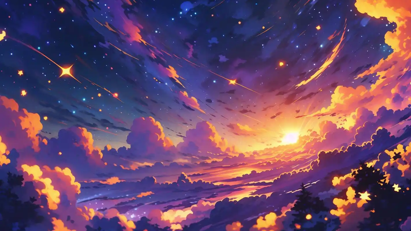 动漫星空壁纸,唯美至极!