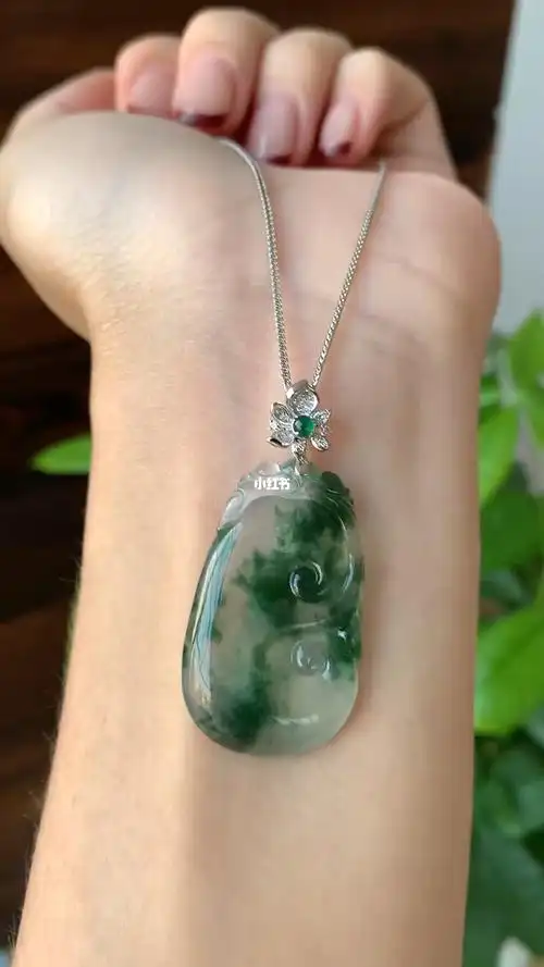 高冰大如意吊坠7800