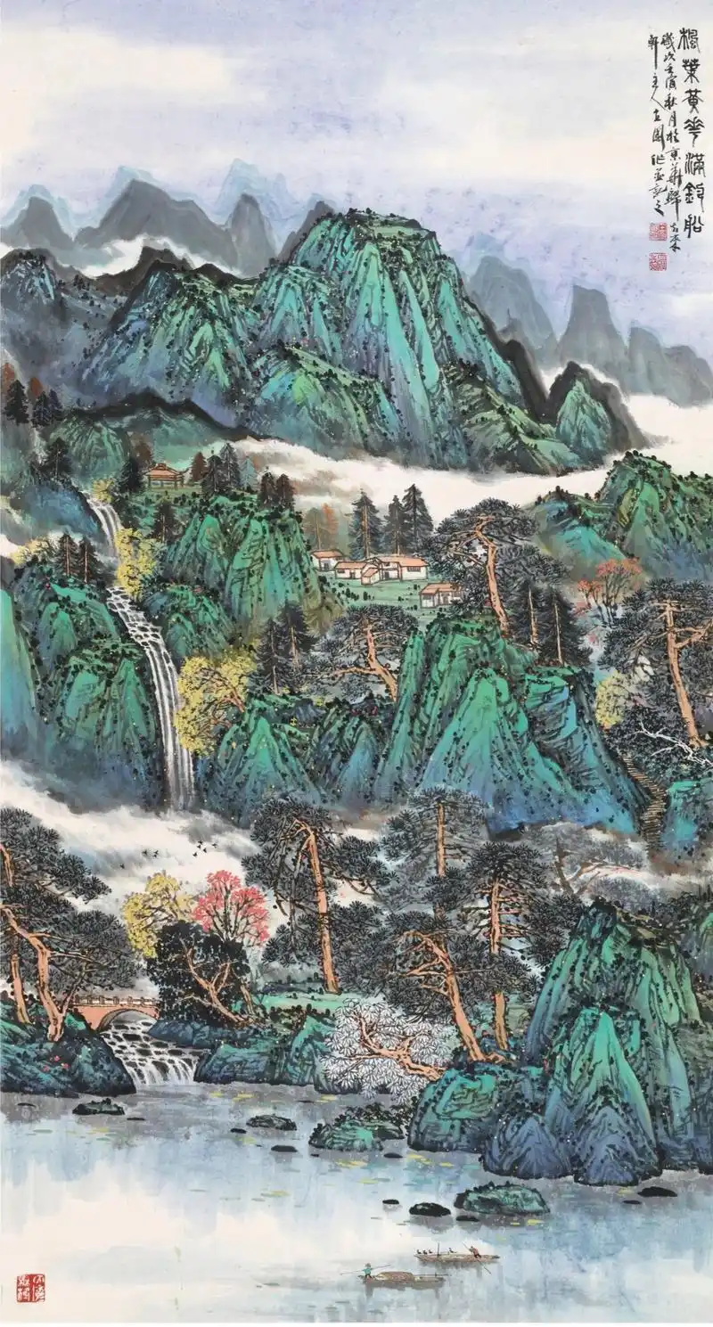 《华山丹青赋》:画家王立国青绿山水画鉴赏