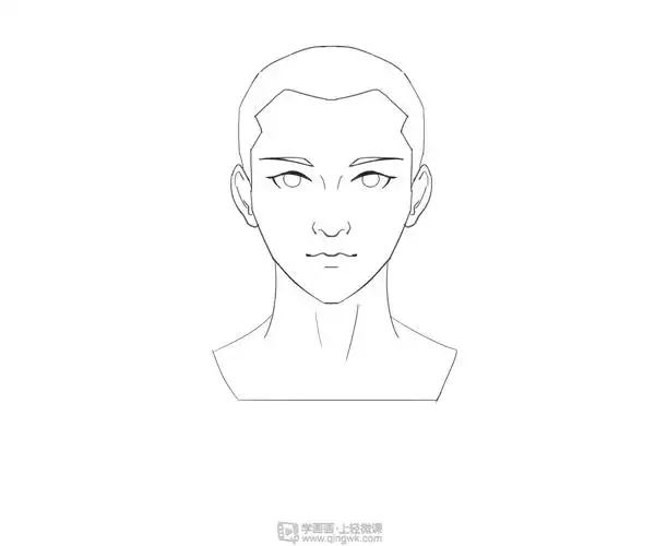 《游戏原画设计培训课程之如何画女性头像的正面》by 鸽德