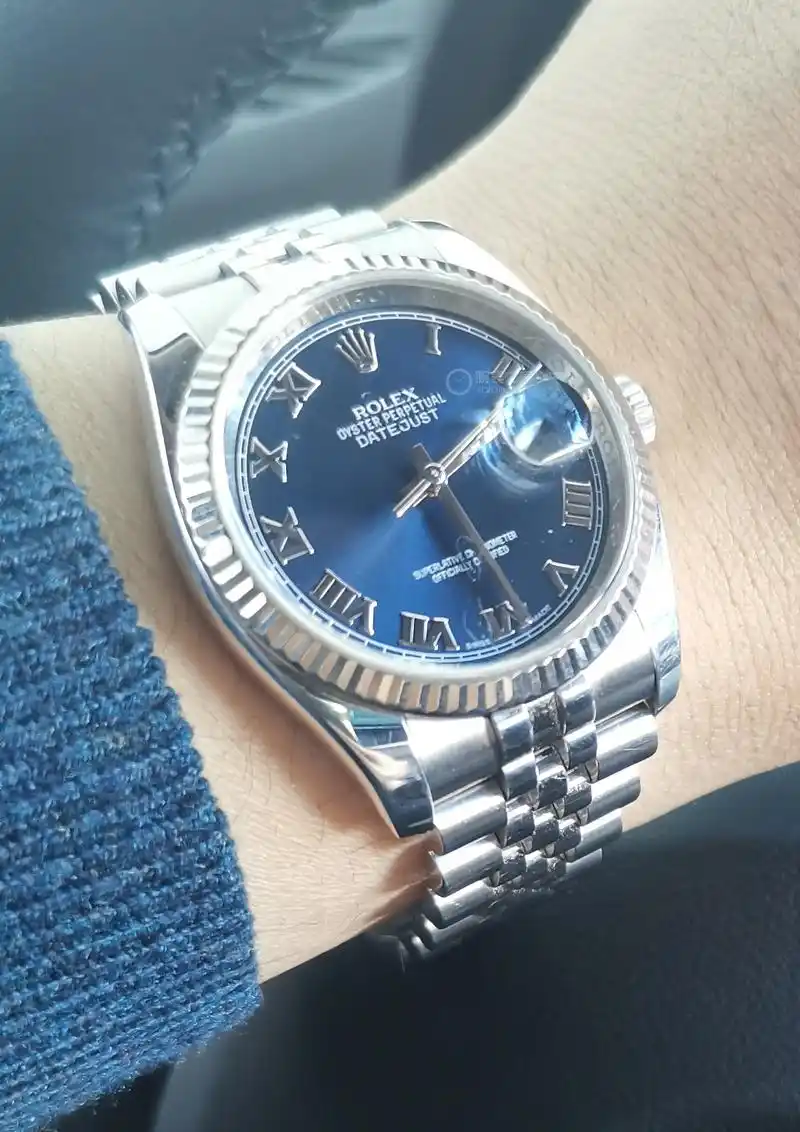 劳力士日志型系列11623463200蓝罗1015