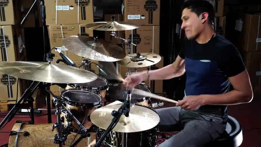 【架子鼓试听】美派斯-mapex saturn v __ dani morales drum solo