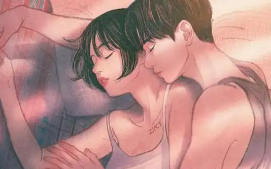 女生主动环抱男生脖子,异性 肢体接触 10等级