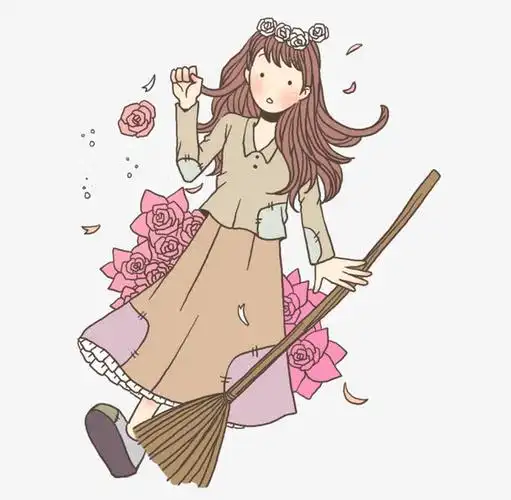 带花环的乞丐女孩