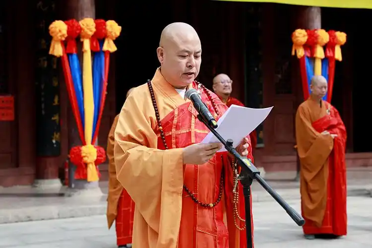 草堂寺举行"谛性老和尚圆寂三周年追思法会"(图2)