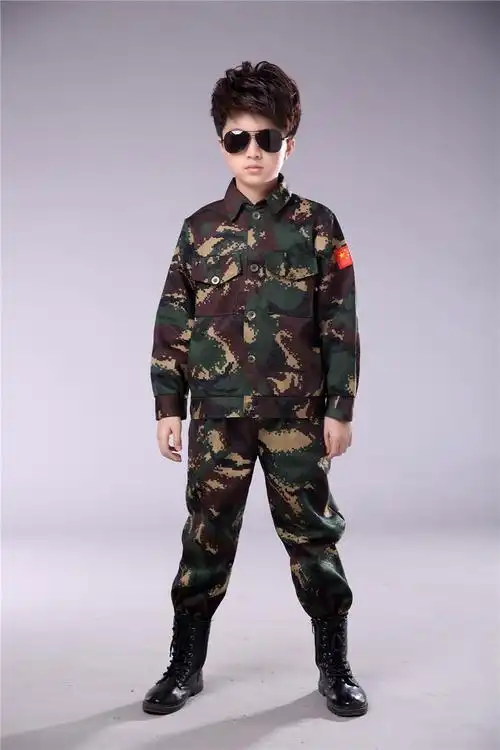 儿童迷彩服 海陆空套装 特种兵演出服幼儿园中小学生军训服夏令营