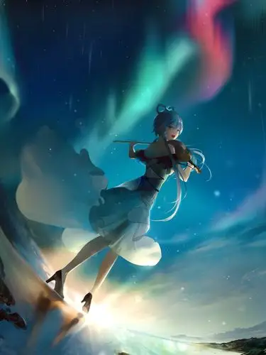 vocaloid 洛天依 绘师:leiq(p id=16600489) 本作品id=72362044