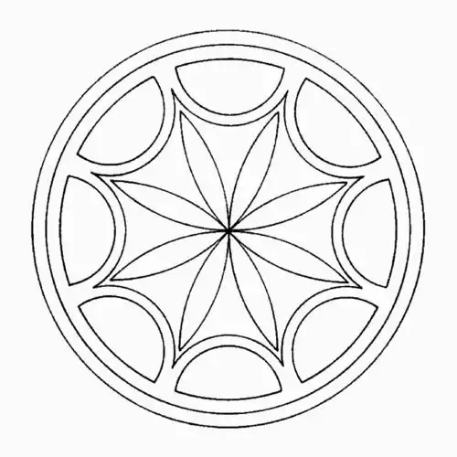 曼陀罗简笔画的照片 简笔画图片大全-蒲城教育文学网