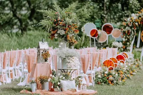 北京婚庆婚礼策划 户外露天森系草坪清新婚礼布置 唯美浪漫草坪婚礼