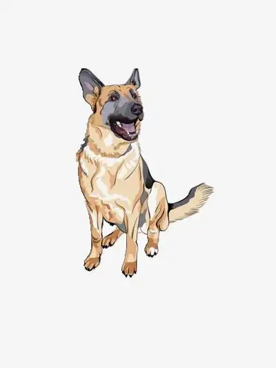 小警犬简笔画怎么画小警犬的简笔画步骤图解教程军舰简笔画军犬简笔画