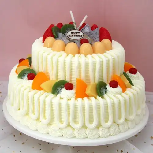 蛋糕仿真模型2020新款双层欧式水果仿真水果