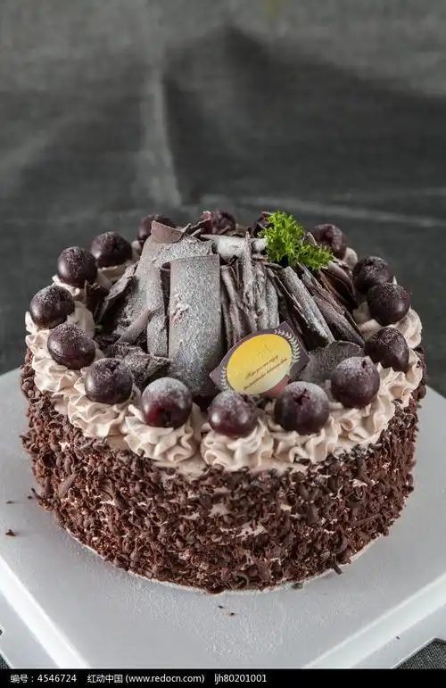 情迷黑森林蛋糕高清图片下载_红动中国