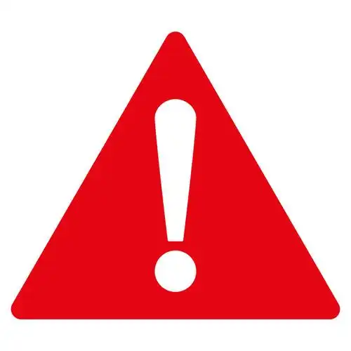 警告,红色,象征