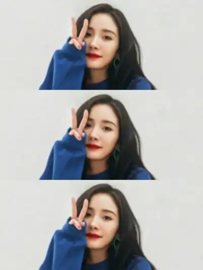 杨幂稀有三宫格美图