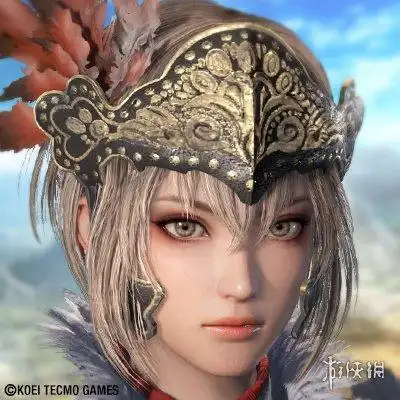 吕玲绮头像图:特典服:之前公布的吕玲绮人物建模图:《真三国无双7》的