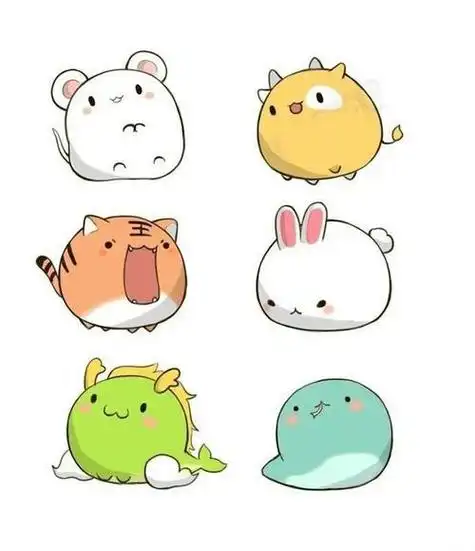 可爱简笔画十二生肖