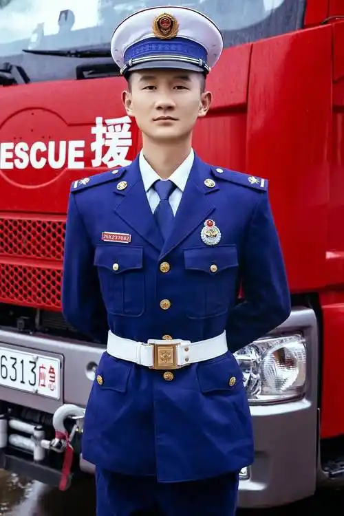 快来欣赏可以多到一周不重样其实蓝朋友的制服弥渡县消防救援大队"