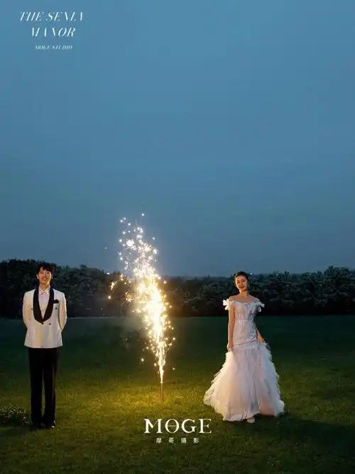 超爱06我的夜景草坪婚纱照99拍出了浪漫电影感6015