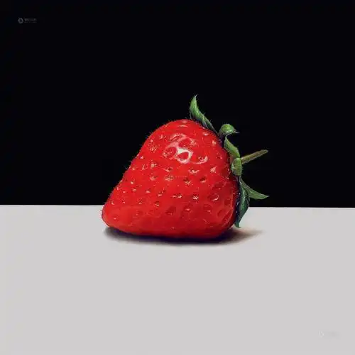 29002013年作草莓布面油画