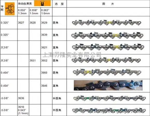 小松油锯链条,psj2300小松高枝油锯用链条