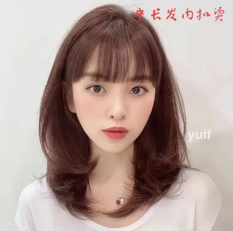 创作灵感 #烫发推荐 中长发内扣烫 | 非常简单易打理,谁 - 抖音