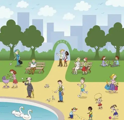 a new park 新公园