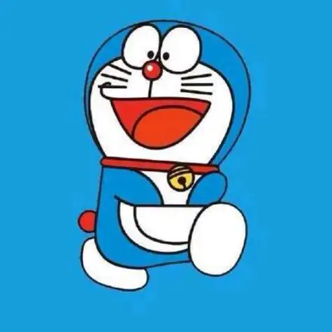 情侣头像简笔画蓝色背景