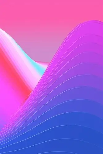 抽象山,紫色样式 1125x2436 iphone 11 pro/xs/x 壁纸,图片,背景,照片