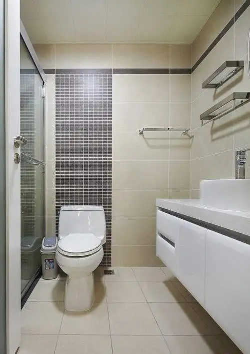 中等面积的卫生间瓷砖颜色的搭配技巧