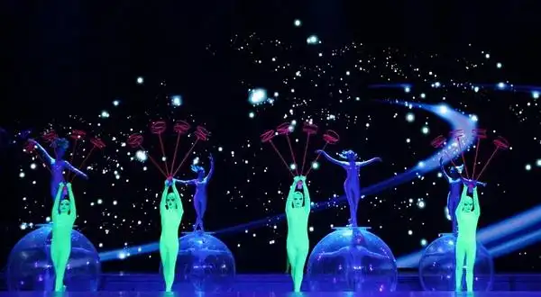 创意特色杂技表演《太空转盘》