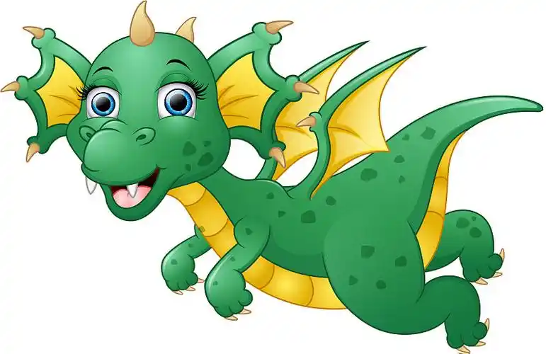 可爱的飞龙卡通图片