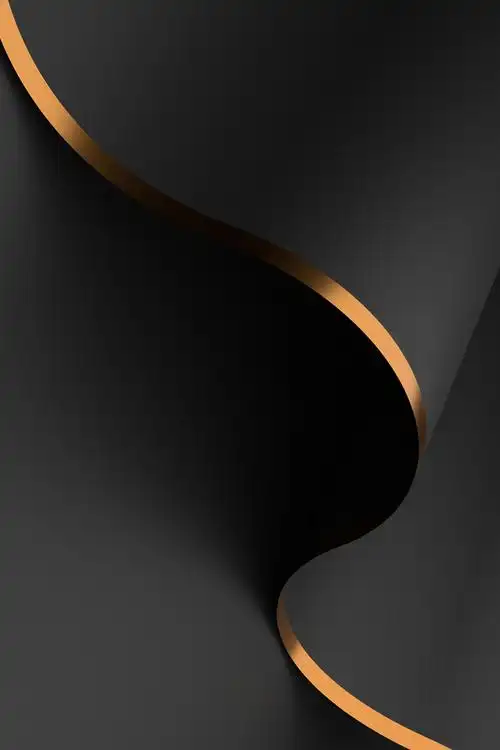 金色绸缎织物3d渲染高清背景图片素材