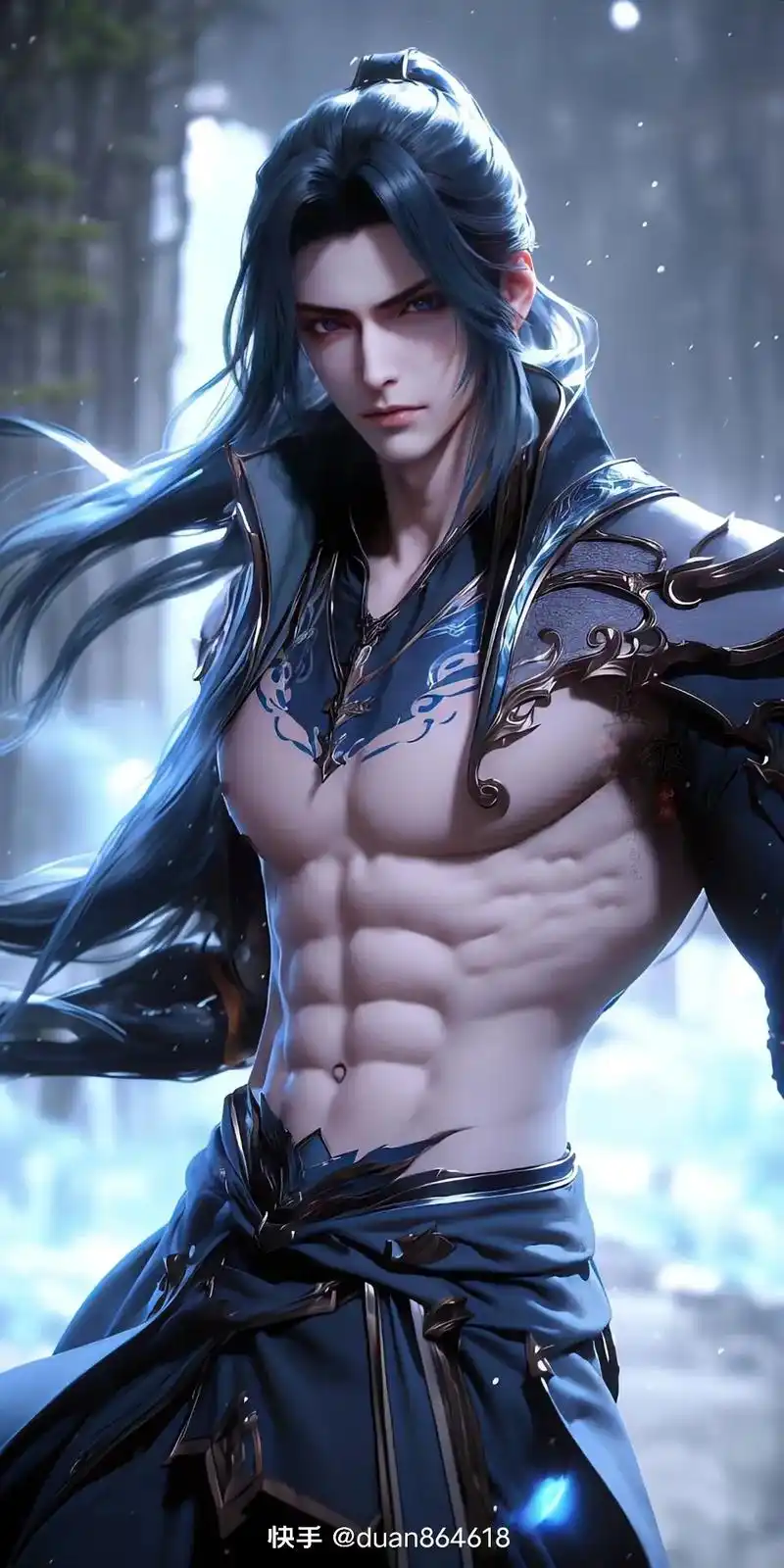 唐三高清壁纸,唐三腹肌高清壁纸 #斗罗大陆唐三 #唐三 #精 - 抖音